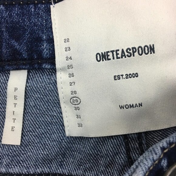 One Teaspoon Jeans Women's Baggies Relaxed Leg Low Waist 29P Ankle - Picture 8 of 10